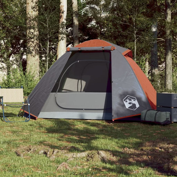 Cort de camping pentru 2 persoane, portocaliu, impermeabil - WALTI WALTI
