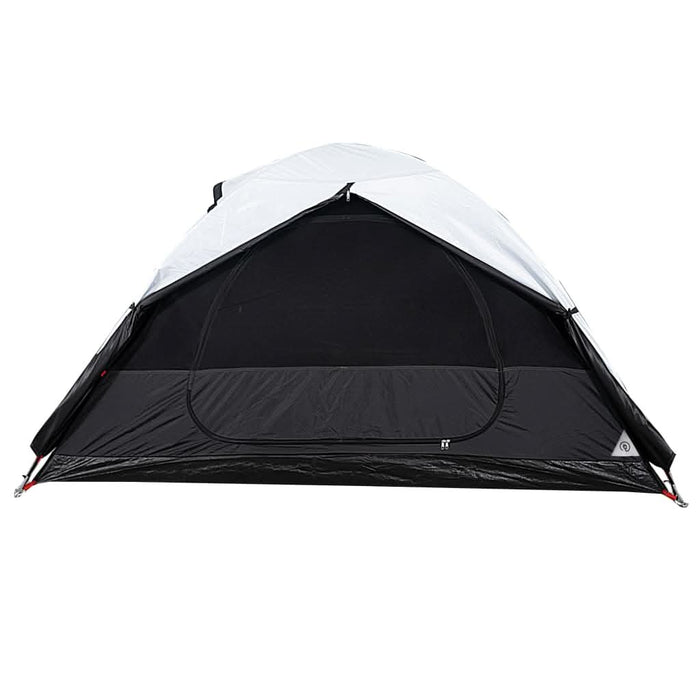 Cort camping cupolă 2 persoane alb, țesătură opacă, impermeabil - WALTI WALTI