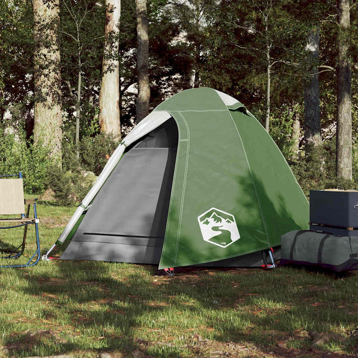 Cort de camping cupolă pentru 2 persoane, verde, impermeabil - WALTI WALTI
