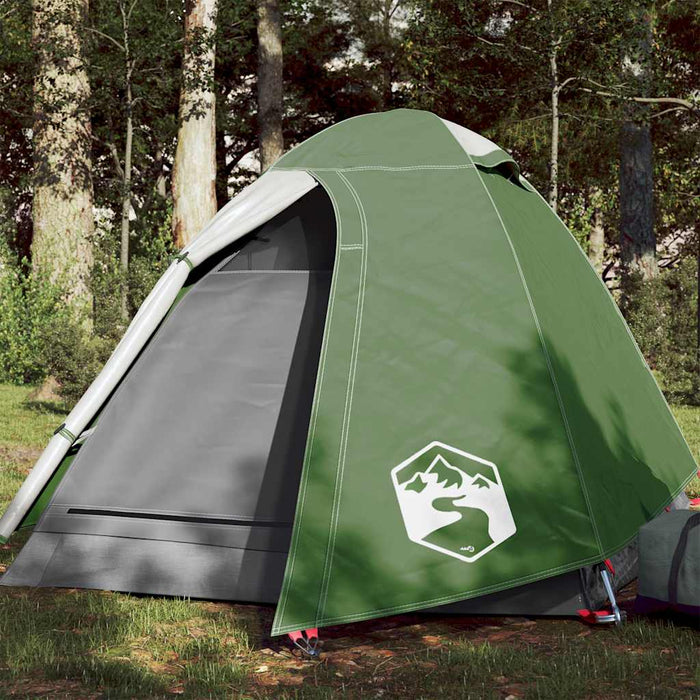 Cort de camping cupolă pentru 2 persoane, verde, impermeabil - WALTI WALTI