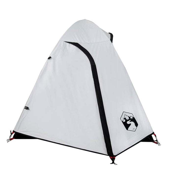 Cort camping cupolă 2 persoane alb, țesătură opacă, impermeabil WALTI