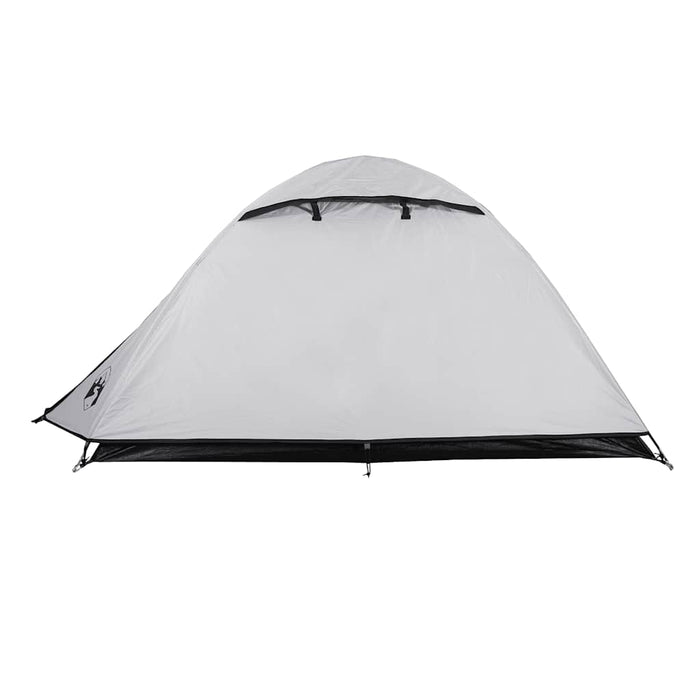 Cort camping cupolă 2 persoane alb, țesătură opacă, impermeabil WALTI