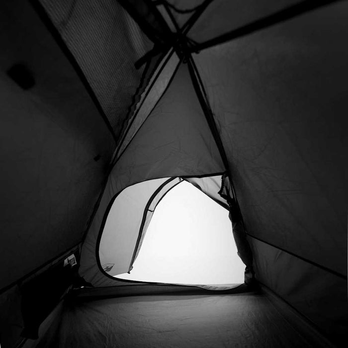 Cort camping cupolă 2 persoane alb, țesătură opacă, impermeabil WALTI
