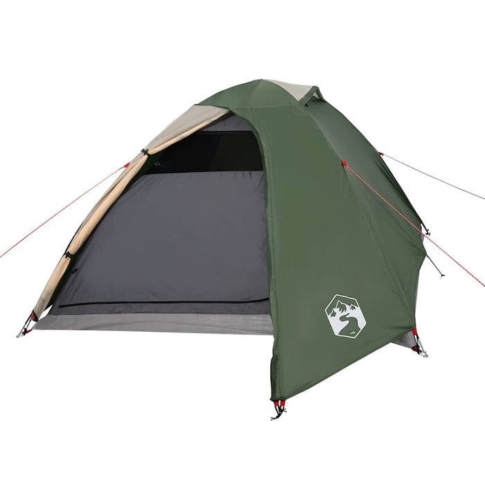 Cort de camping cupolă pentru 3 persoane, verde, impermeabil - WALTI WALTI