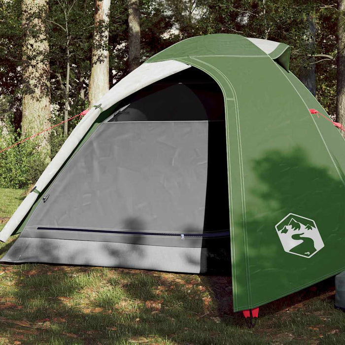 Cort de camping cupolă pentru 3 persoane, verde, impermeabil - WALTI WALTI