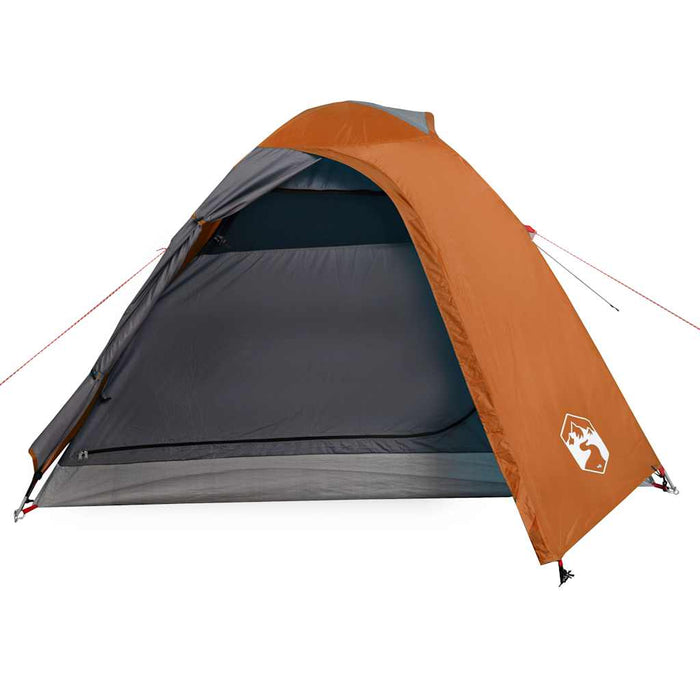 Cort de camping cupolă 3 persoane, portocaliu, impermeabil - WALTI WALTI