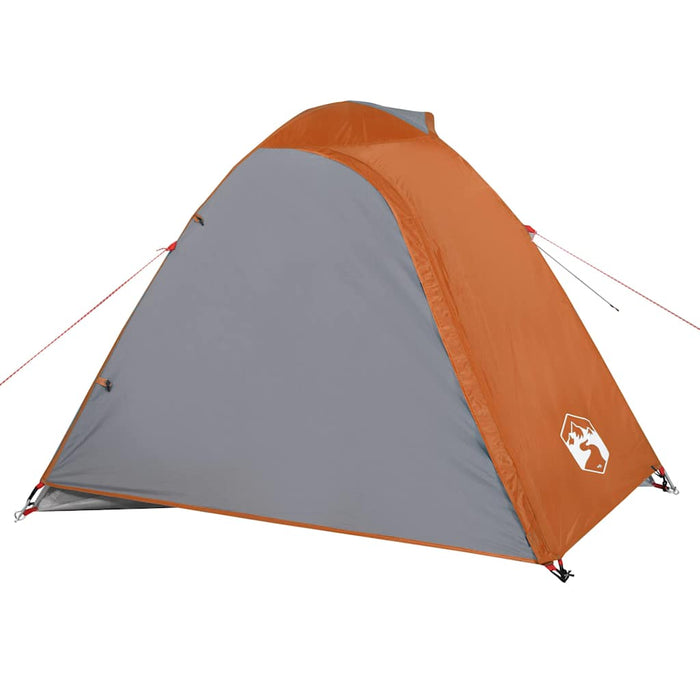 Cort de camping cupolă 3 persoane, portocaliu, impermeabil - WALTI WALTI