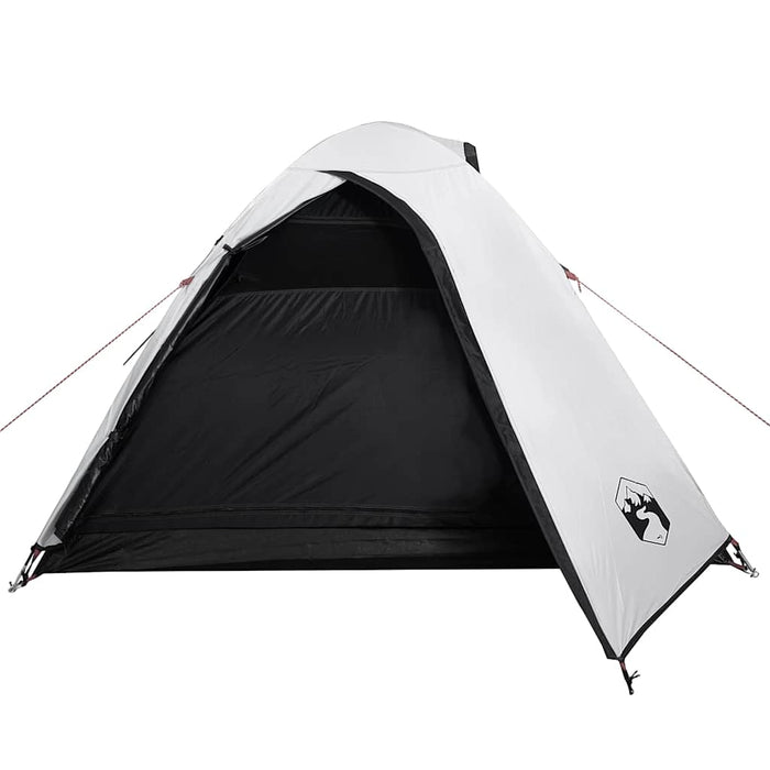 Cort camping cupolă 3 persoane alb, țesătură opacă, impermeabil - WALTI WALTI