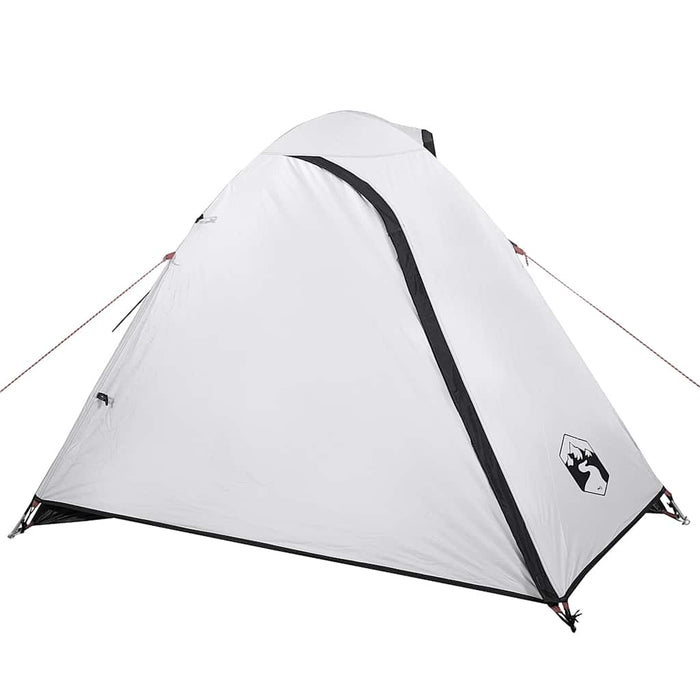 Cort camping cupolă 3 persoane alb, țesătură opacă, impermeabil - WALTI WALTI