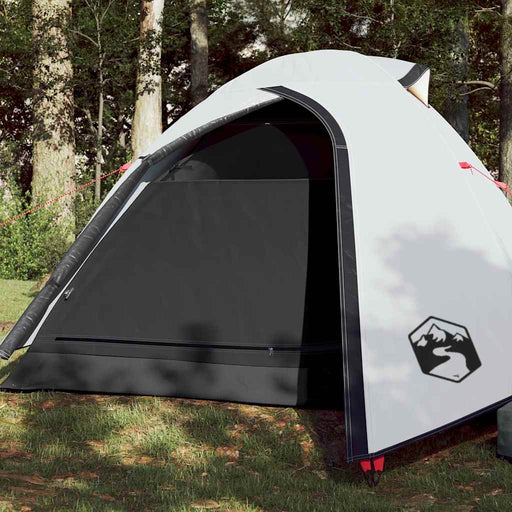 Cort camping cupolă 3 persoane alb, țesătură opacă, impermeabil - WALTI WALTI