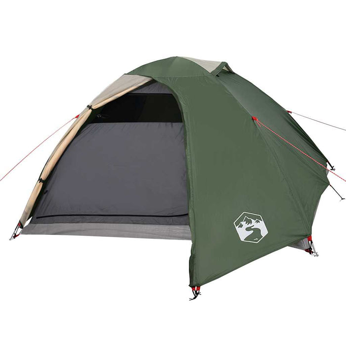 Cort de camping cupolă pentru 4 persoane, verde, impermeabil - WALTI WALTI