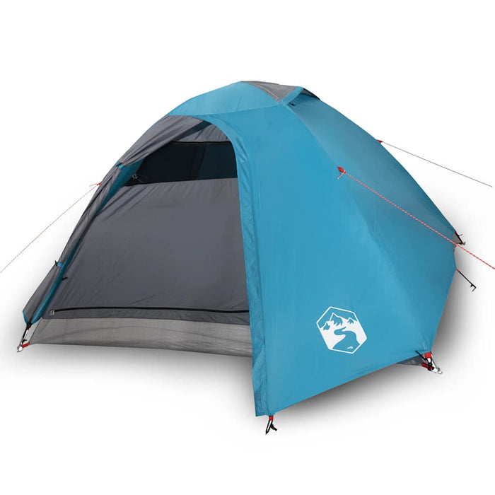 Cort de camping cupolă pentru 4 persoane, albastru, impermeabil - WALTI WALTI