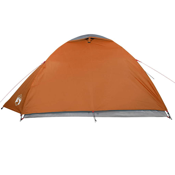 Cort de camping pentru 4 persoane, gri/portocaliu, impermeabil - WALTI WALTI