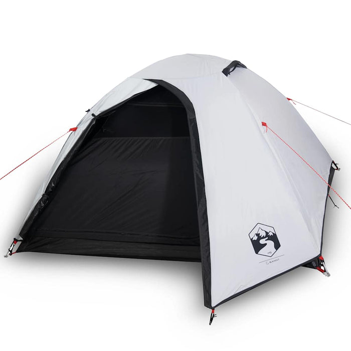 Cort camping cupolă 4 persoane alb, țesătură opacă, impermeabil - WALTI WALTI