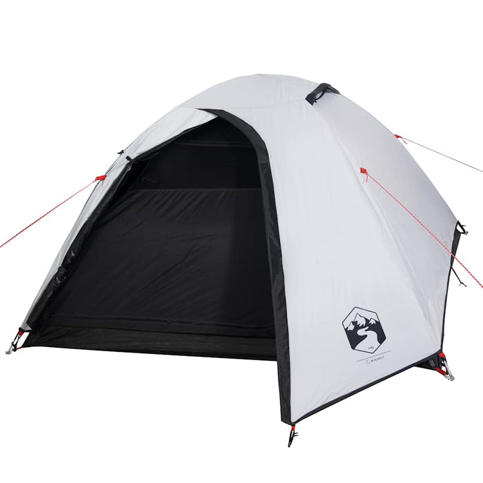 Cort camping cupolă 4 persoane alb, țesătură opacă, impermeabil - WALTI WALTI