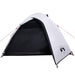 Cort camping cupolă 4 persoane alb, țesătură opacă, impermeabil - WALTI WALTI