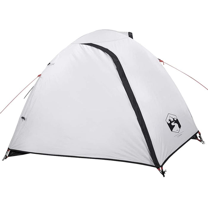 Cort camping cupolă 4 persoane alb, țesătură opacă, impermeabil - WALTI WALTI