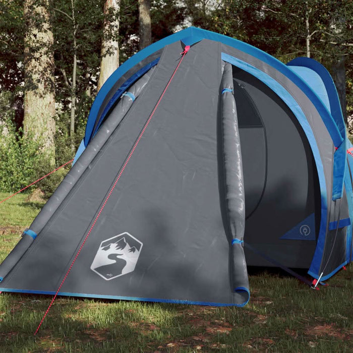 Cort de camping cupolă pentru 2 persoane, albastru, impermeabil - WALTI WALTI