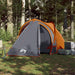 Cort de camping pentru 2 persoane, gri/portocaliu, impermeabil - WALTI WALTI