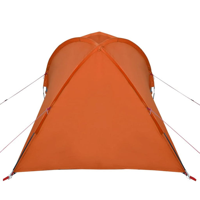 Cort de camping pentru 2 persoane, gri/portocaliu, impermeabil - WALTI WALTI