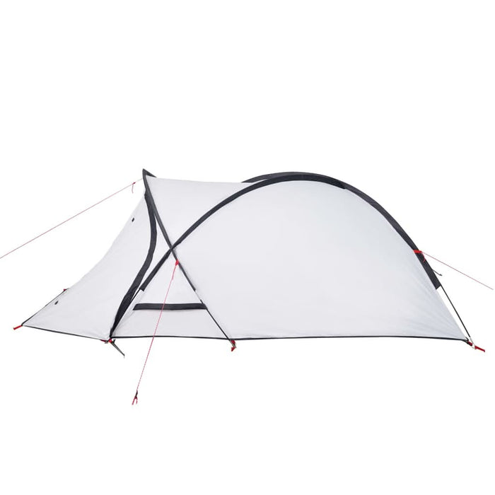 Cort camping cupolă 2 persoane alb, țesătură opacă, impermeabil - WALTI WALTI
