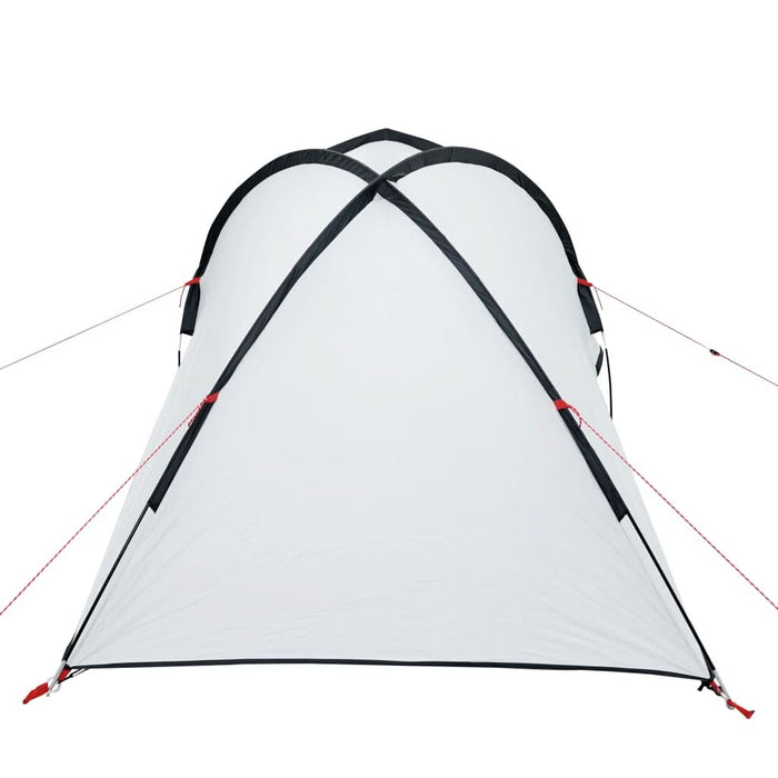 Cort camping cupolă 2 persoane alb, țesătură opacă, impermeabil - WALTI WALTI