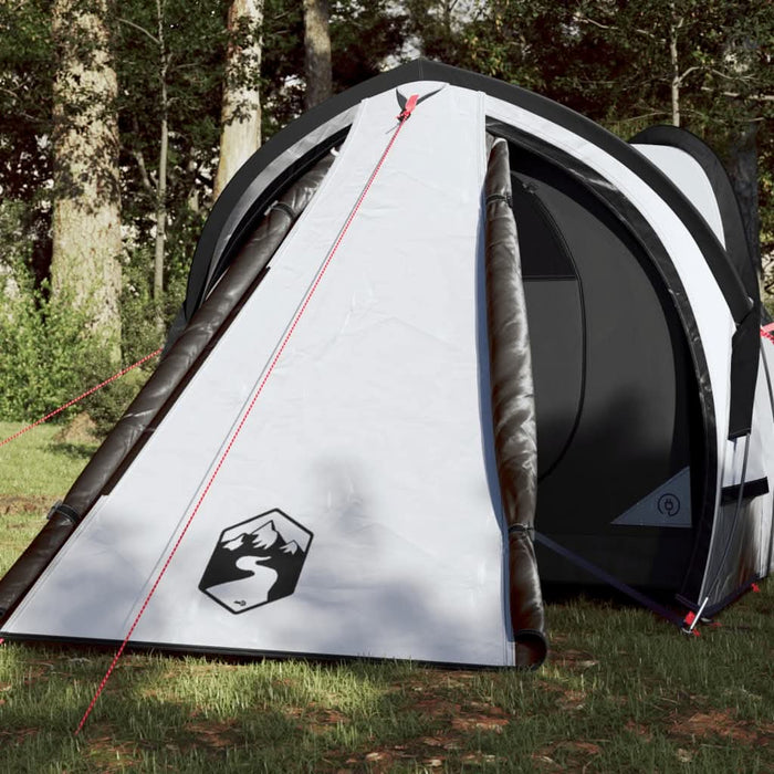 Cort camping cupolă 2 persoane alb, țesătură opacă, impermeabil - WALTI WALTI