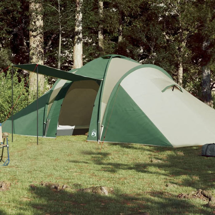 Cort de camping cupolă pentru 6 persoane, verde, impermeabil - WALTI WALTI