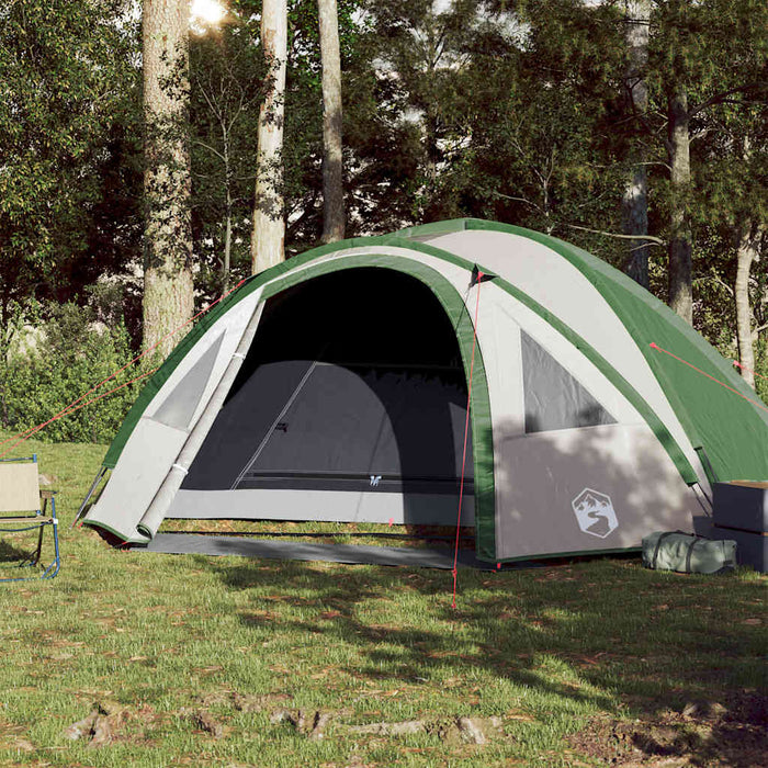 Cort de camping cupolă pentru 4 persoane, verde, impermeabil - WALTI WALTI