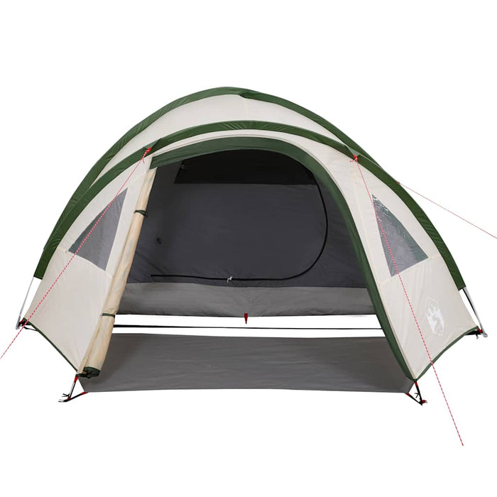 Cort de camping cupolă pentru 4 persoane, verde, impermeabil - WALTI WALTI