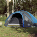 Cort de camping cupolă pentru 4 persoane, albastru, impermeabil - WALTI WALTI