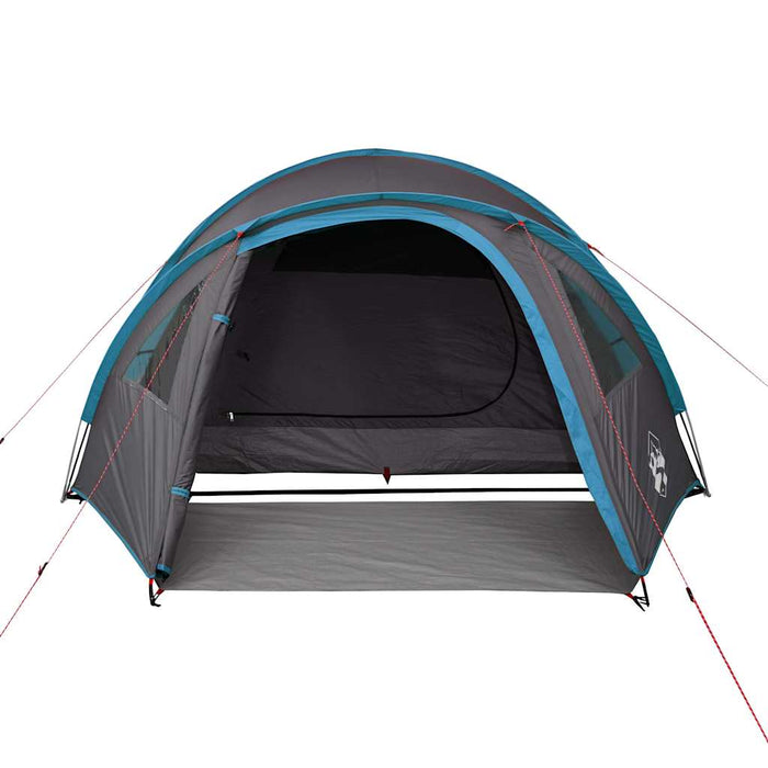 Cort de camping cupolă pentru 4 persoane, albastru, impermeabil - WALTI WALTI