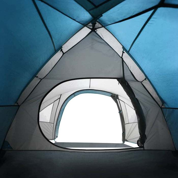 Cort de camping cupolă pentru 4 persoane, albastru, impermeabil - WALTI WALTI