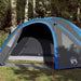 Cort de camping cupolă pentru 4 persoane, albastru, impermeabil - WALTI WALTI