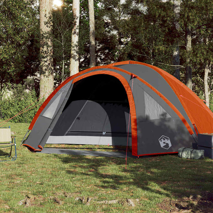 Cort de camping pentru 4 persoane, portocaliu, impermeabil - WALTI WALTI