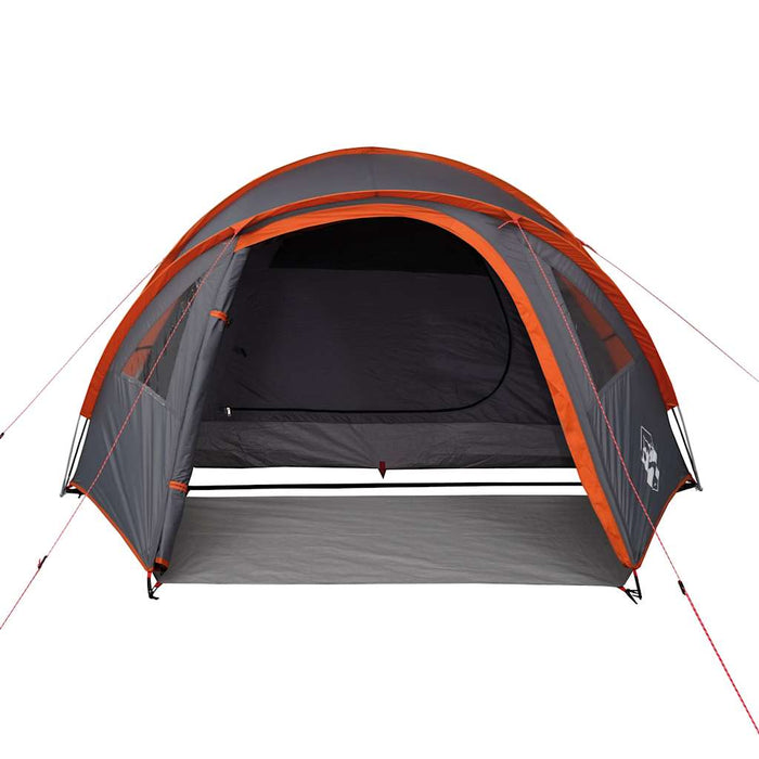 Cort de camping pentru 4 persoane, portocaliu, impermeabil - WALTI WALTI