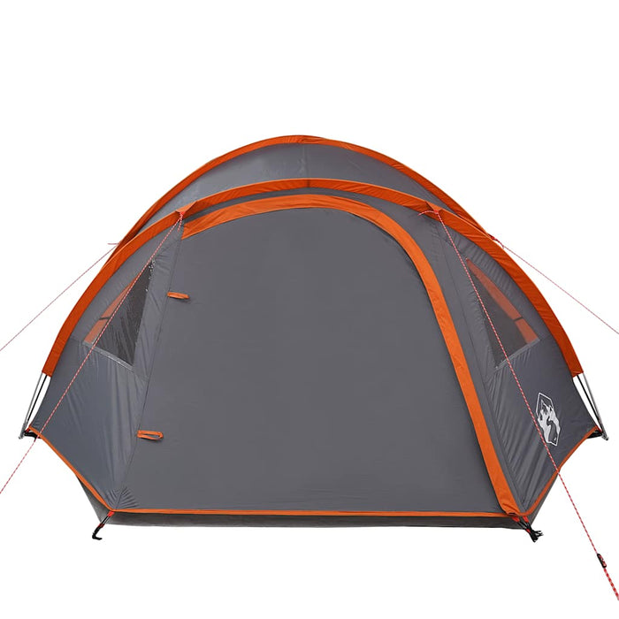 Cort de camping pentru 4 persoane, portocaliu, impermeabil - WALTI WALTI