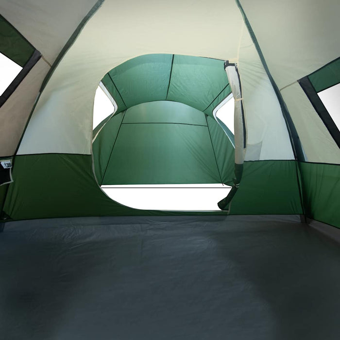 Cort de camping cupolă pentru 6 persoane, verde, impermeabil - WALTI WALTI