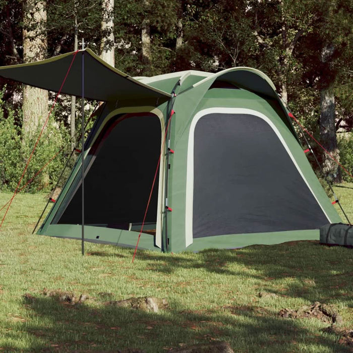 Cort de camping, 4 persoane, verde, impermeabil, setare rapidă - WALTI WALTI