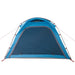Cort camping, 4 persoane, albastru, impermeabil, setare rapidă - WALTI WALTI