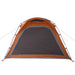 Cort camping, 4 persoane, gri/oranj, impermeabil, setare rapidă - WALTI WALTI