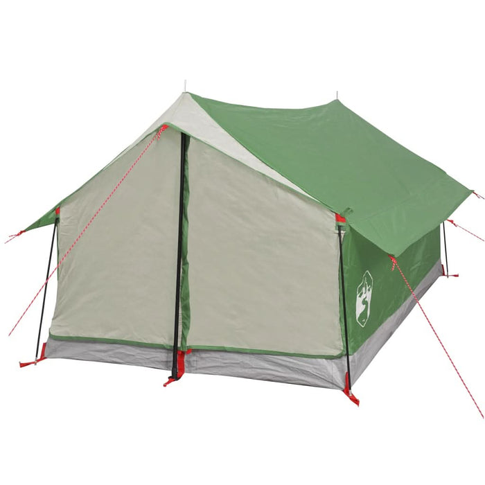 Cort de camping pentru 2 persoane, verde, impermeabil - WALTI WALTI