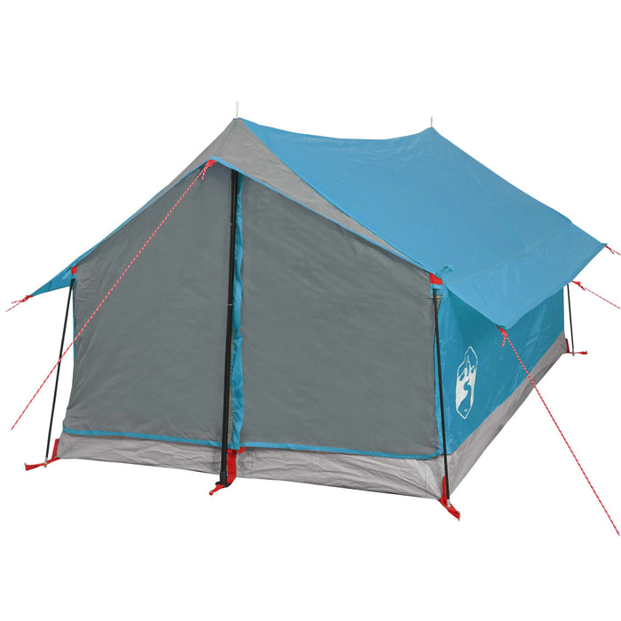 Cort camping pentru 2 persoane, albastru, impermeabil - WALTI WALTI