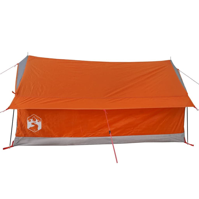 Cort de camping pentru 2 persoane, gri/portocaliu, impermeabil - WALTI WALTI