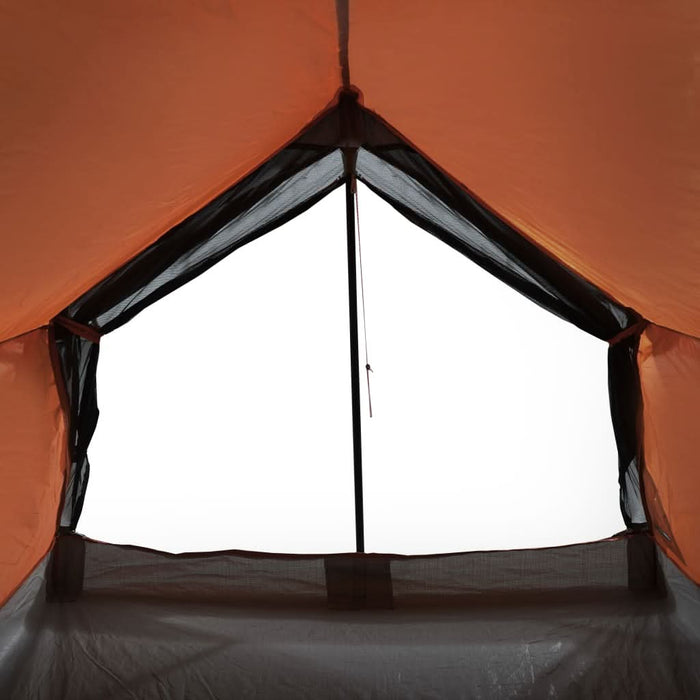 Cort de camping pentru 2 persoane, gri/portocaliu, impermeabil - WALTI WALTI