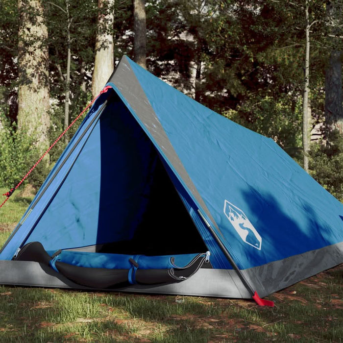 Cort camping pentru 2 persoane, albastru, impermeabil - WALTI WALTI