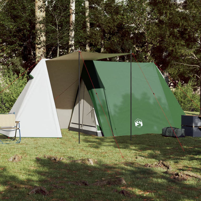 Cort de camping pentru 3 persoane, verde, impermeabil - WALTI WALTI