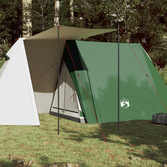 Cort de camping pentru 3 persoane, verde, impermeabil - WALTI WALTI
