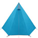 Cort camping pentru 3 persoane, albastru, impermeabil - WALTI WALTI