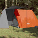 Cort de camping pentru 3 persoane, gri/portocaliu, impermeabil - WALTI WALTI